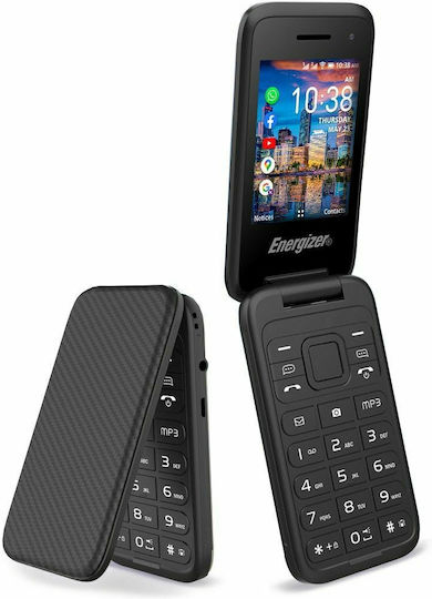 Energizer Energy E282SC Dual SIM (4GB) Mobile Phone with Buttons Black view 1
