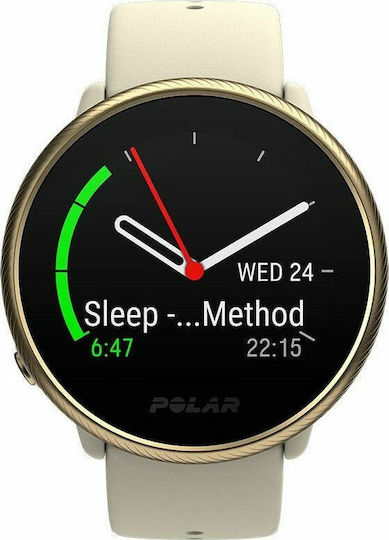 Polar Ignite 2 Stainless Steel 43mm Waterproof Smartwatch with Heart Rate Monitor (Champagne) view 8