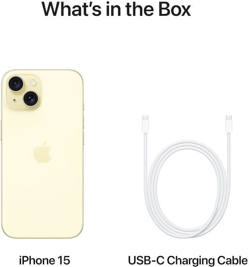 Apple iPhone 15 5G (6GB/512GB) Yellow view 9