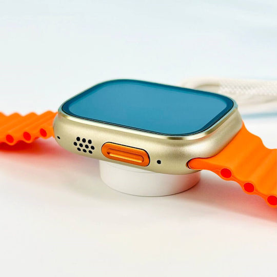 XO BK9 Ultra Smartwatch with Heart Rate Monitor (Orange) view 5