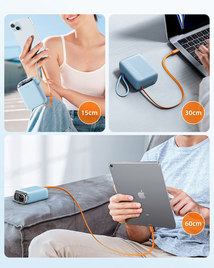 Innostyle Power Bank 10000mAh 33W Blue view 3