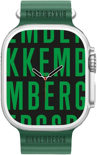 Bikkembergs BK10-8 Big Aluminium Smartwatch with Heart Rate Monitor (Green)