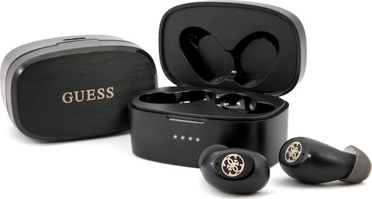 Guess In-ear Bluetooth Handsfree Earphones with Charging Case Black view 1