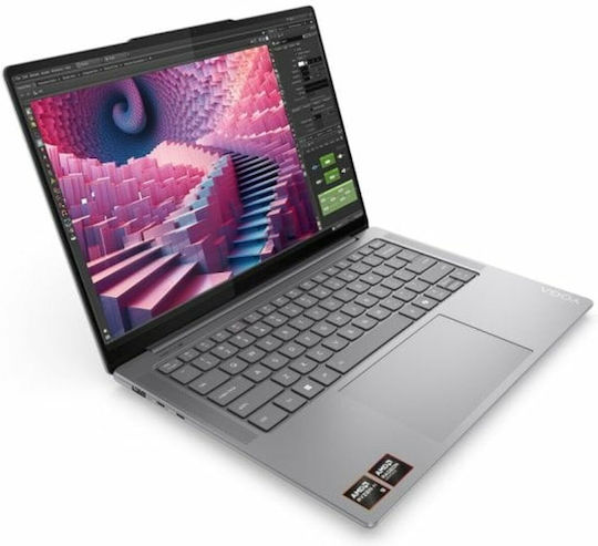 Lenovo Yoga Pro 7 14ASP9 14.5" OLED 120Hz (Ryzen AI 300 Series-9 365/32GB/1TB SSD/W11 Home) Luna Grey (ES Keyboard) view 4