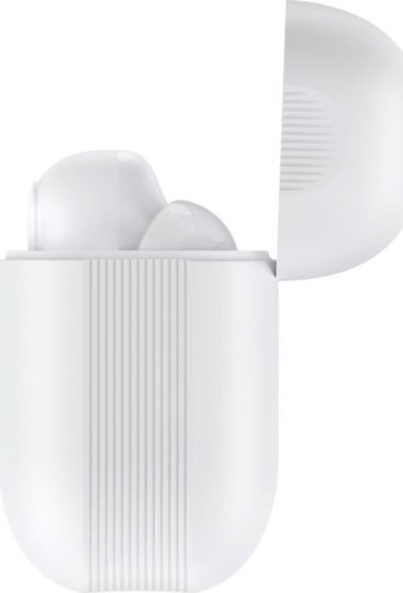 Tonsil T55BT Earbud Bluetooth Handsfree Earphones with Sweat Resistance and Charging Case White view 3