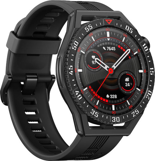Huawei Watch GT 3 SE 46mm Waterproof with Heart Rate Monitor (Graphite Black) view 3