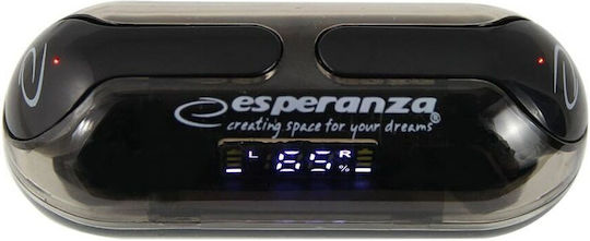 Esperanza EH239K In-ear Bluetooth Handsfree Earphones with Charging Case Black Ansicht 2