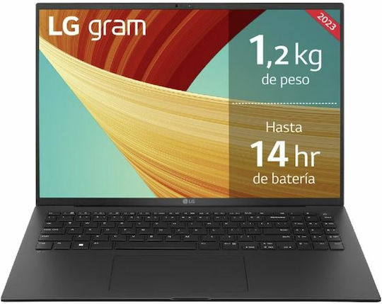 LG Gram 16Z90R-E.AD78B 16" IPS QHD+ (i7-1360P/32GB/1TB SSD/W11 Home) (ES Keyboard)
