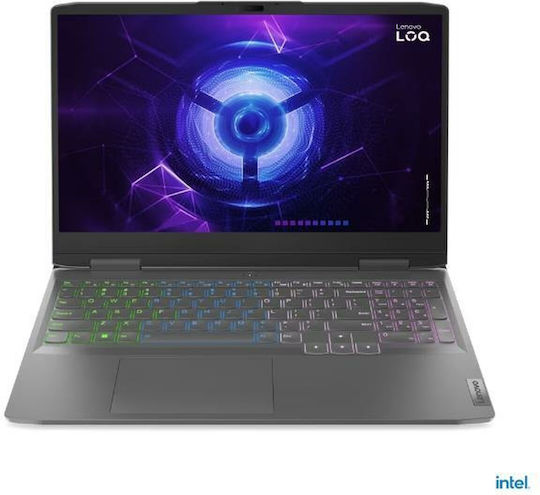 Lenovo LOQ 15IRH8 15.6" IPS FHD 144Hz (i5-12450H/16GB/512GB SSD/GeForce RTX 4060/No OS) Storm Grey (ES Keyboard) view 1