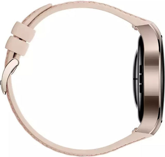 Huawei Watch 5 Stainless Steel 42mm Waterproof with eSIM and Heart Rate Monitor (Beige) view 5