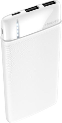Forever TB-100M Power Bank 10000mAh White view 2