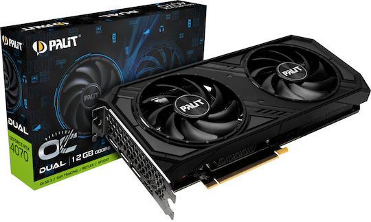 Palit GeForce RTX 4070 12GB GDDR6 Dual OC Graphics Card view 2