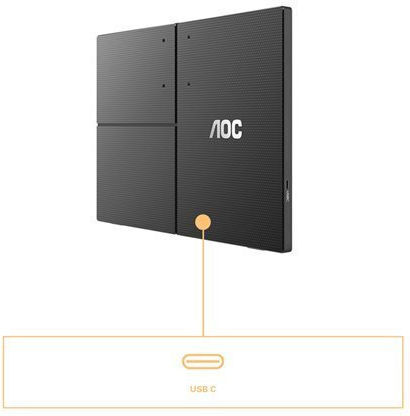 AOC 16T3EA IPS Portable Monitor 16" FHD 1920x1080 with Response Time 4ms GTG view 3
