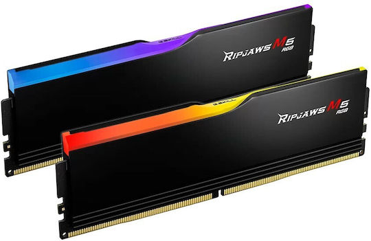 G.Skill Ripjaws M5 RGB XMP DDR5 32GB RAM with 2x16GB Modules and Speed 6000 for Desktop F5-6000J3636F16GX2-RM5RK view 4