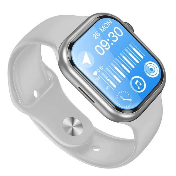 Borofone BD10 Aluminium Smartwatch with Heart Rate Monitor (White) view 4