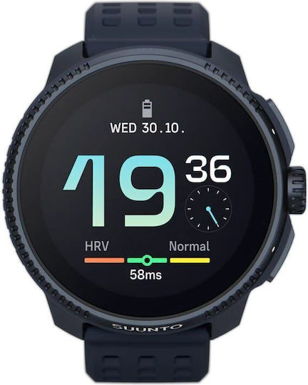 Suunto Race Stainless Steel 49mm Waterproof Smartwatch with Heart Rate Monitor (Midnight) view 1