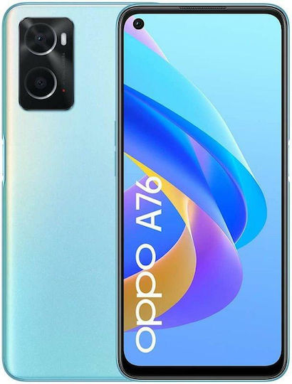 Oppo A76 Dual SIM (4GB/128GB) Glowing Blue view 1