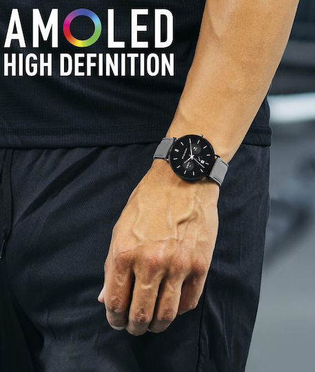 Reflex Active Series 42 Smartwatch with Heart Rate Monitor (Black) view 4