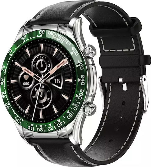 Nubi E18 PRO Smartwatch with Heart Rate Monitor (Black / Green)