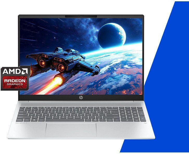 HP OmniBook 5 AI 16-ag1217nw 16" IPS FHD+ (Ryzen AI 300 Series-7 350/16GB/512GB SSD/W11 Home) Glacial Silver (US Keyboard) view 7