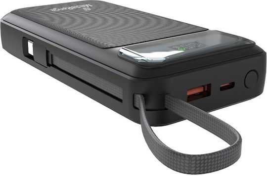MediaRange Power Bank 20000mAh 22.5W with USB-A Port and USB-C Port Power Delivery / Quick Charge 3.0 Black view 5
