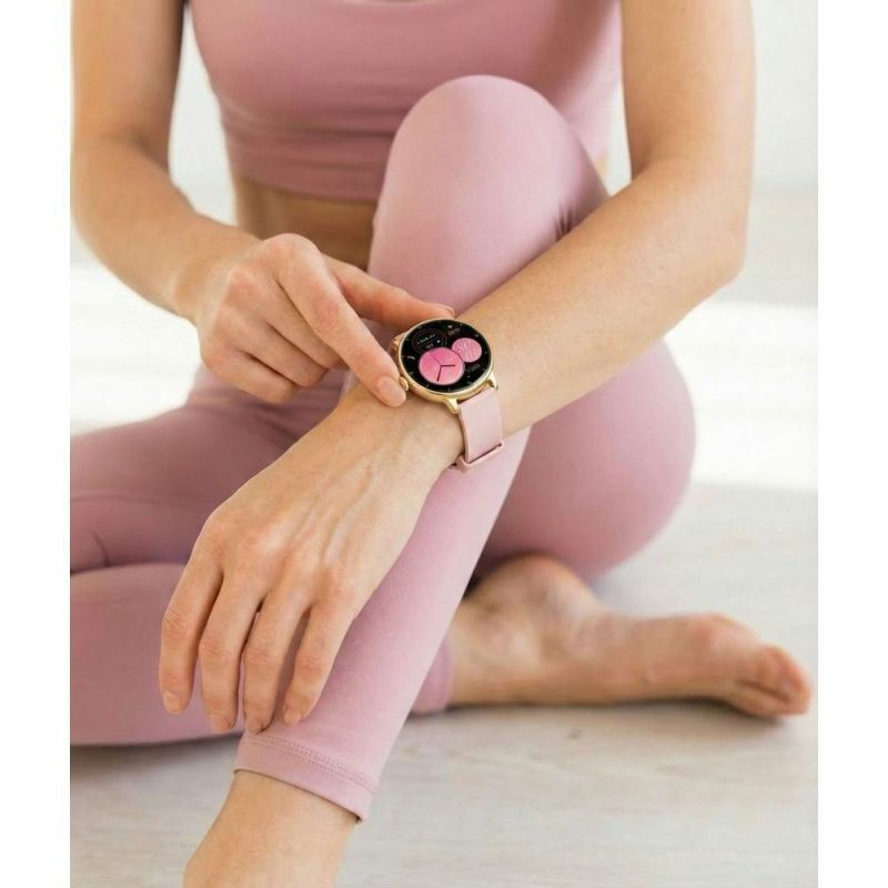 Gravity GT33-1 41mm Smartwatch with Heart Rate Monitor Golden view 2