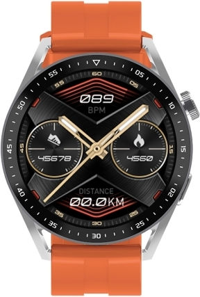 Ec33 Pro 1.48 Inch Color Screen Smart Watch Support Heart Rate Monitoring Blood Pressure Monitoring Orange view 1