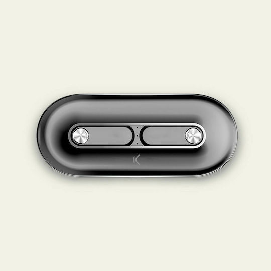 Ksix Leaf Earbud Bluetooth Handsfree Earphones with Charging Case Black view 3