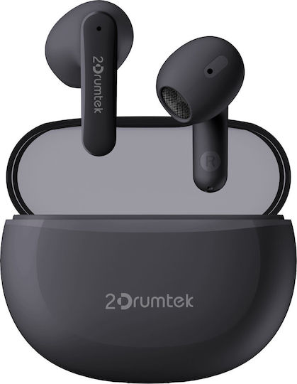 A4Tech B20 2Drumtek In-ear Bluetooth Handsfree Earphones with Sweat Resistance and Charging Case Gray view 1