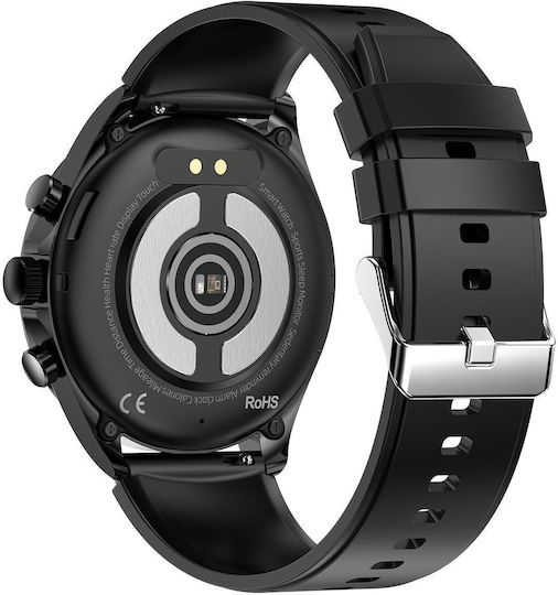 ET440 Smartwatch with Heart Rate Monitor (Black) view 3