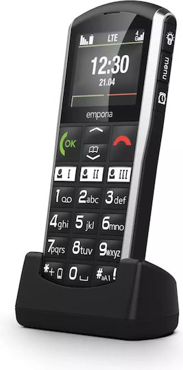 Emporia Simplicity Single SIM Mobile with Large Buttons Black view 4