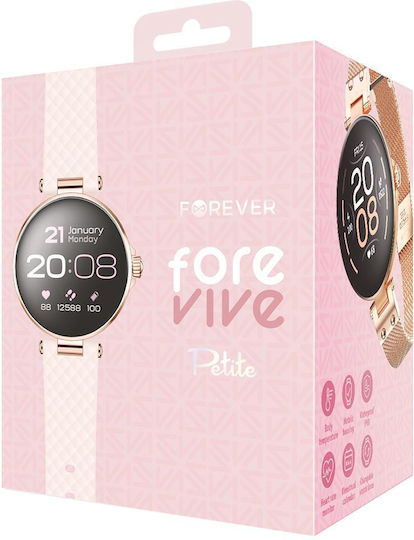 Forever ForeVive Petite SB-305 36mm Smartwatch with Heart Rate Monitor (Rose Gold) view 8