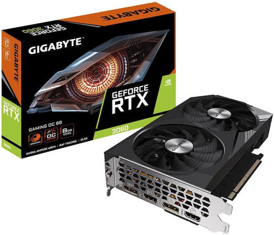 Gigabyte GeForce RTX 3060 rev. 2.0 8GB GDDR6 Gaming OC Graphics Card