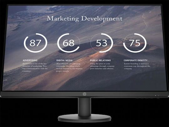 HP P27v G4 IPS Monitor 27" FHD 1920x1080 with Response Time 5ms GTG view 7