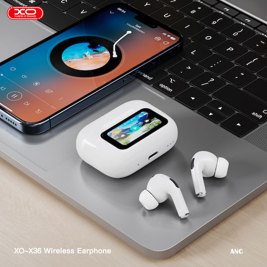XO X36 In-ear Bluetooth Handsfree Earphones with Charging Case White view 9