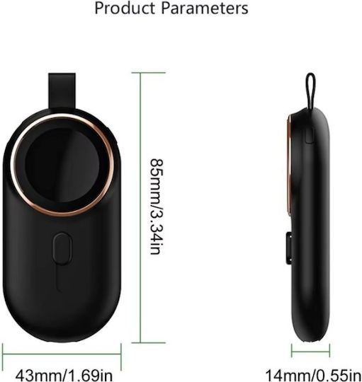 M26 2in1 Power Bank 1500mAh Black view 2