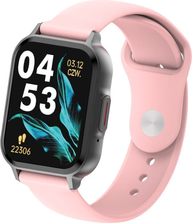 Forever SW-115 Lite Smartwatch with Heart Rate Monitor (Pink) view 1
