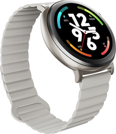 HiFuture Aurora Smartwatch with Heart Rate Monitor (Silver) vue 3