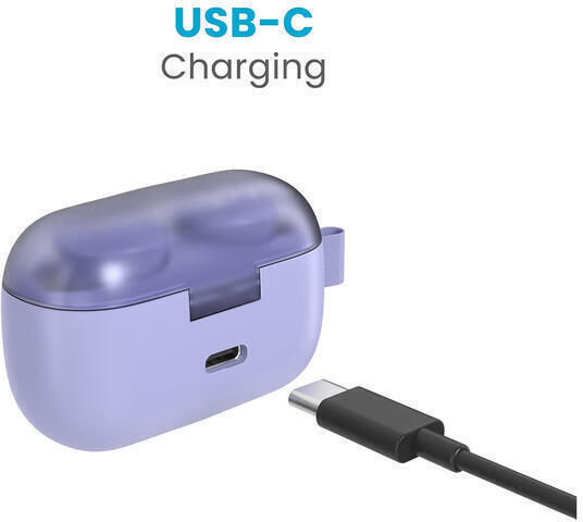 Speck Gemtones Play In-ear Bluetooth Handsfree Earphones with Sweat Resistance and Charging Case Pop Purple view 3