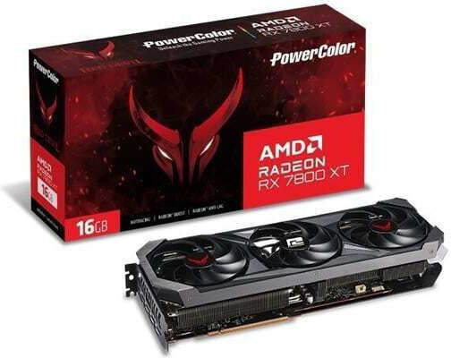PowerColor Radeon RX 7800 XT 16GB GDDR6 Red Devil OC Graphics Card view 5