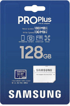 Samsung Evo Plus microSDXC 128GB U3 V30 A2 UHS-I 160MB/s with Adapter view 5