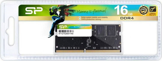 Silicon Power DDR4 with Module 1x16GB and Speed 2666 for Laptop SP016GBSFU266X02 view 4