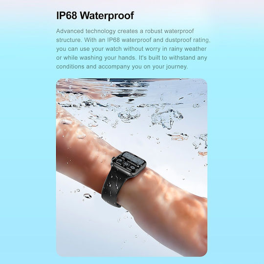NO.1 DT8 Mini Smartwatch (Gray) view 5