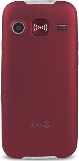 Doro Primo 366 Single SIM Mobile with Large Buttons (English Menu) Red view 4