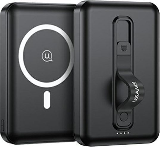 Usams PB64 Power Bank 10000mAh 20W with USB-A Port and USB-C Port Power Delivery / Quick Charge 3.0 Black