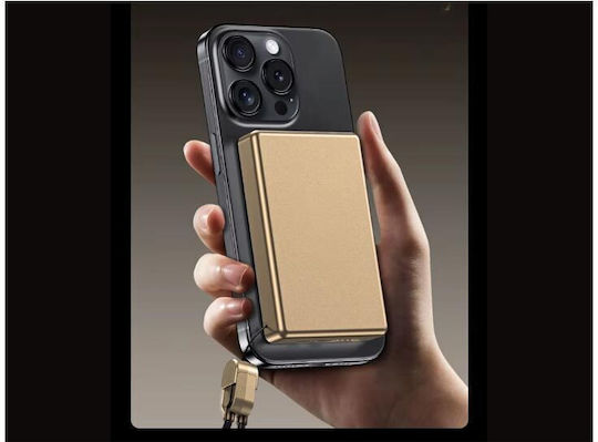 AT0639Z Power Bank 10000mAh 20W Power Delivery Gold view 3