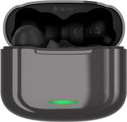 Devia Star E1 In-ear Bluetooth Handsfree Earphones with Charging Case Black view 3