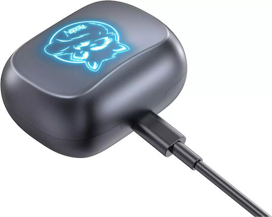 Buxton BTW8200 Raccoon In-ear Bluetooth Handsfree Earphones with Sweat Resistance and Charging Case Black view 5