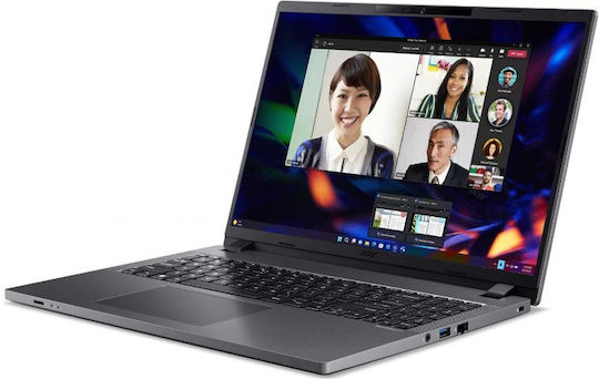 Acer TravelMate P2 16" IPS FHD+ (i5-1335U/8GB/512GB SSD/W11 Pro) Steel Grey (US Keyboard)
