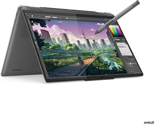 Lenovo Yoga 7 14AHP9 14" OLED FHD+ Touchscreen (Ryzen 7-8840HS/16GB/512GB SSD/W11 Home) (US Keyboard) view 1